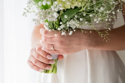Every delicate detail tells the story of an everlasting promise. The softness of the flowers, the sparkle of the ring, and the quiet anticipation in a bride's hands before walking down the aisle in Puerto Vallarta
