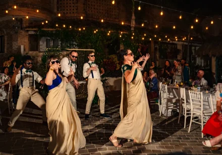Laughter, joy, and unforgettable energy filling the night air! Beyond the solemn vows lies the pure celebration of love—where family and friends come together in joyous dance, creating lively memories that will be cherished forever in Puerto Vallarta